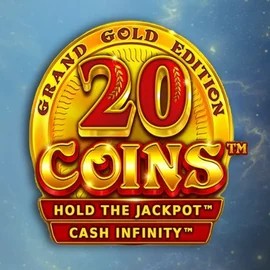 Official Slots logo: 20 Coins Grand Gold Edition by Wazdan at Spinoloco Casino