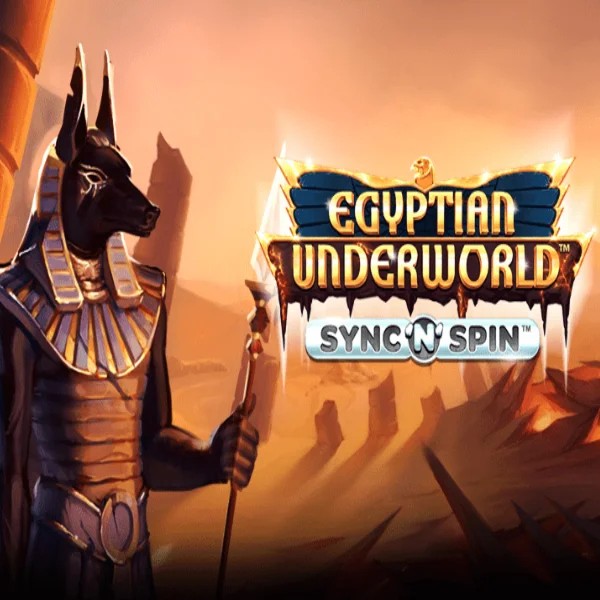 Slots logo of Egyptian Underworld from Greentube at Spinoloco Casino