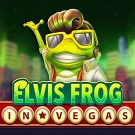 Elvis Frog In Vegas slot visual from BGAMING available on spino-loco.eu