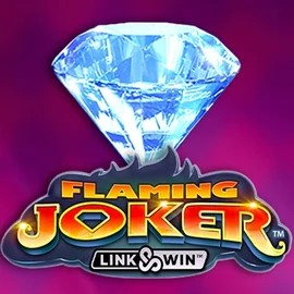 Flaming Joker Link and Win slot logo by Barstruck at Spinoloco Casino