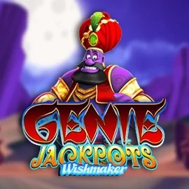 Genie Jackpots Wishmaker slot logo by Blueprint Gaming at Spinoloco Casino