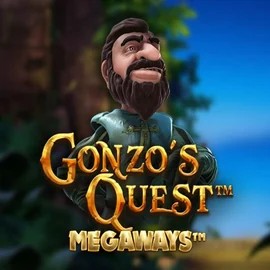 Gonzo's Quest Megaways online game logo by Red Tiger Gaming on spino-loco.eu