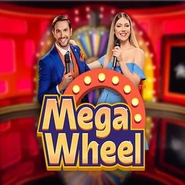 Mega Wheel slot logo by Pragmatic Play at Spinoloco Casino