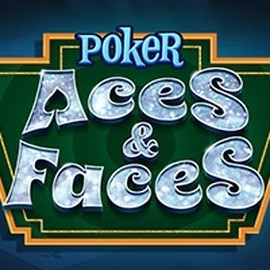 Poker Aces &amp; Faces (Nucleus Pyramid Poker) online game logo by Nucleus Gaming on spino-loco.eu