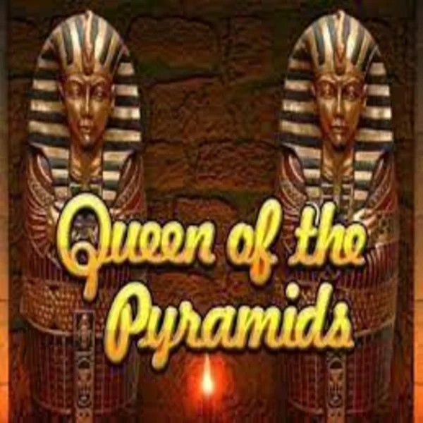 Queen of the Pyramids logo – Slots by Playtech at Spinoloco Casino