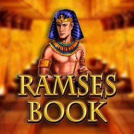 Ramses Book slot logo by Gamomat at Spinoloco Casino