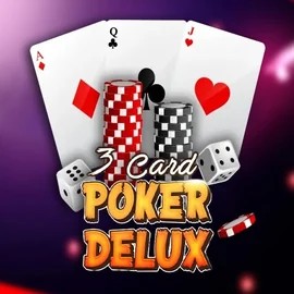 Poker logo of Three Card Poker Delux from Urgent Games at Spinoloco Casino